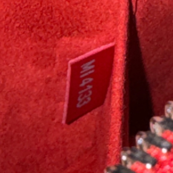 Louis Vuitton Red Leather Satchel - Picture 9 of 9